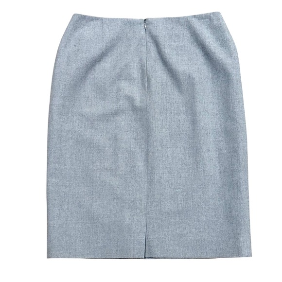 Lauren Ralph Lauren Petite Grey Wool Pencil Skirt Career Office Size 12P - Picture 3 of 3